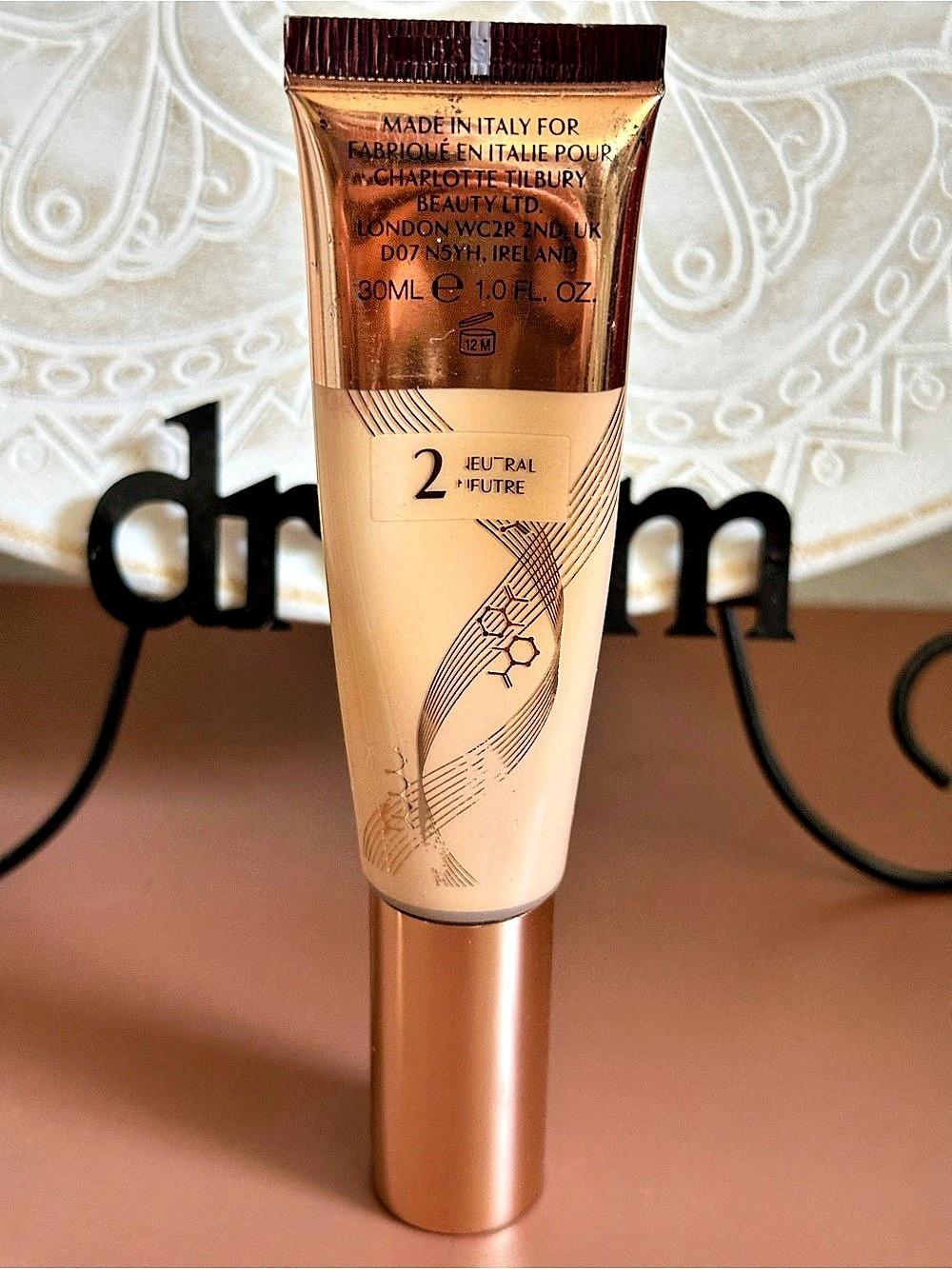Charlotte Tilbury Beautiful Skin Foundation Shade 2 Neutral NWT